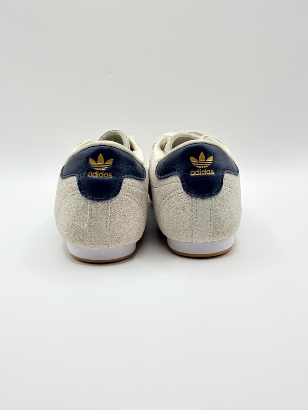 Adidas Taekwondo Beige and Blue Suede 7W - Picture 3 of 5